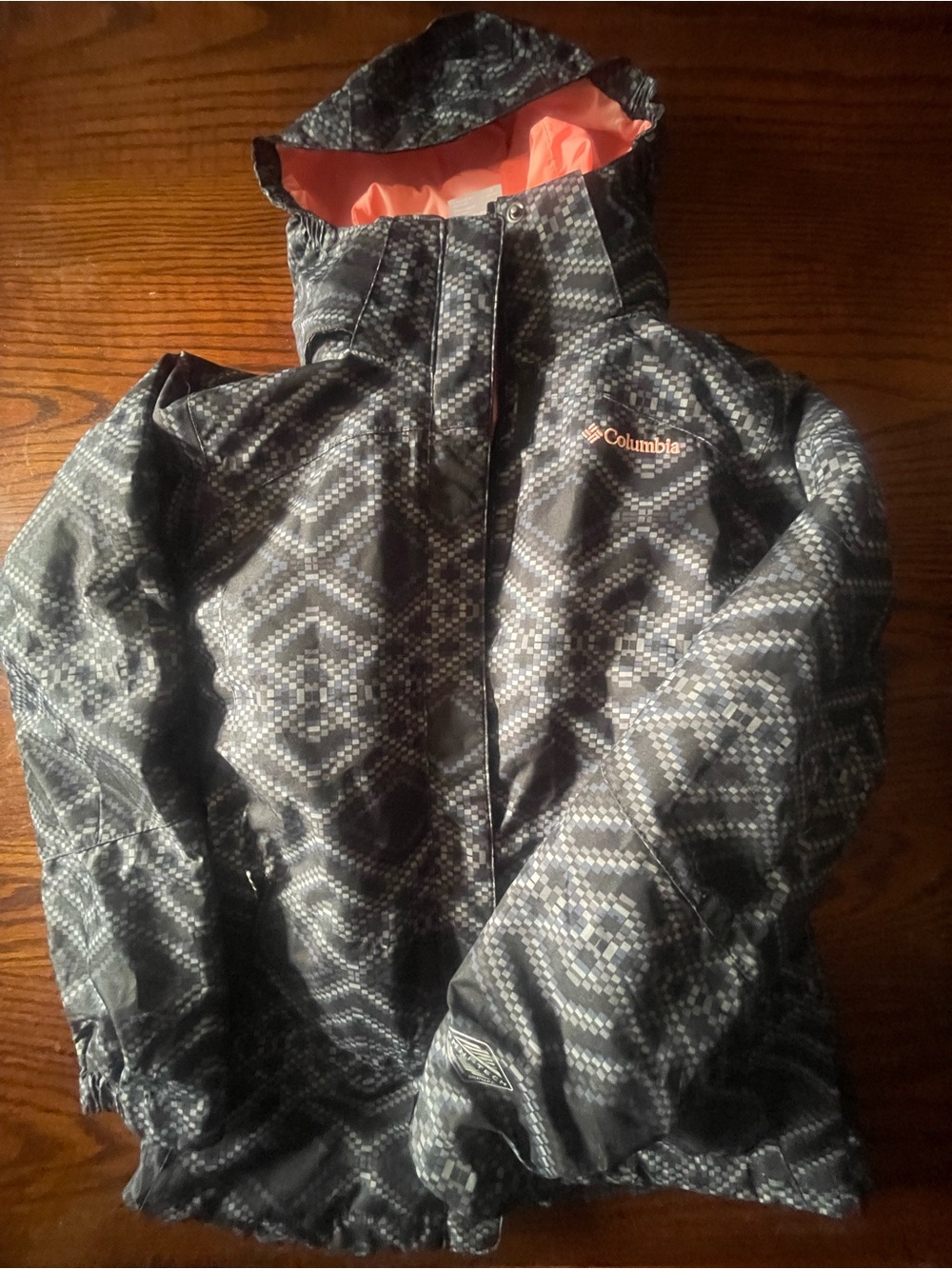Columbia Kids' Bugaboo II Interchange Jacket with coral Buffer Size Large